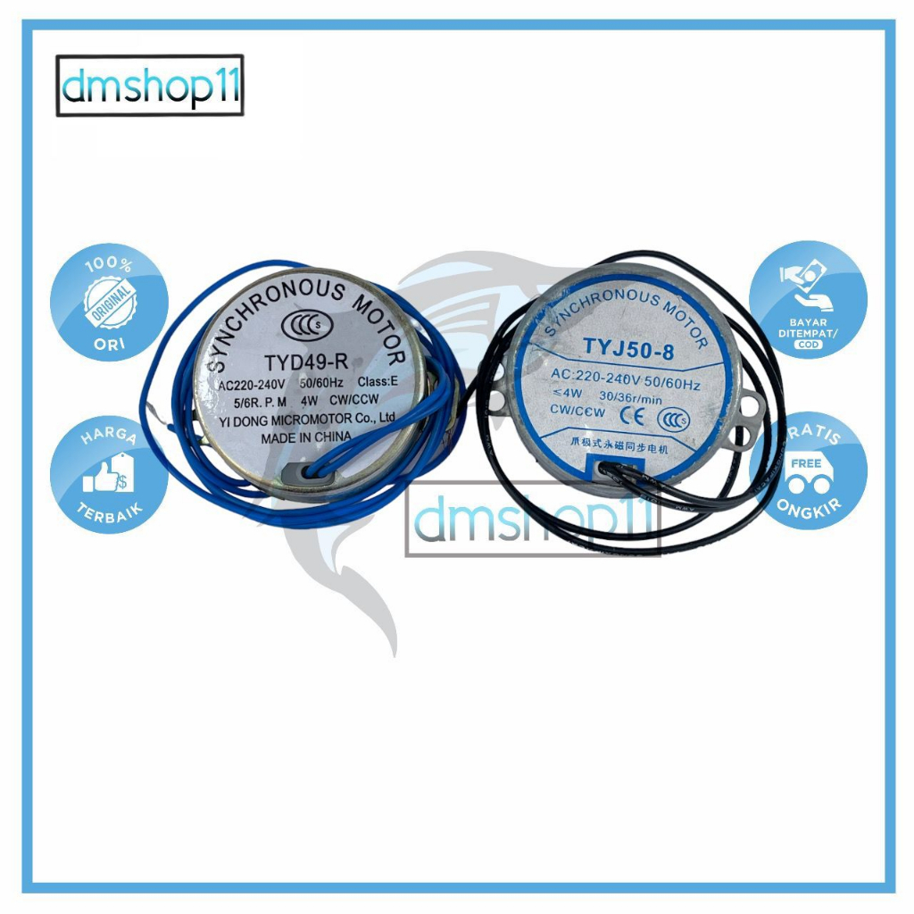 Dinamo 5/6 rpm - dinamo 30/36 rpm khusus wrapping joran