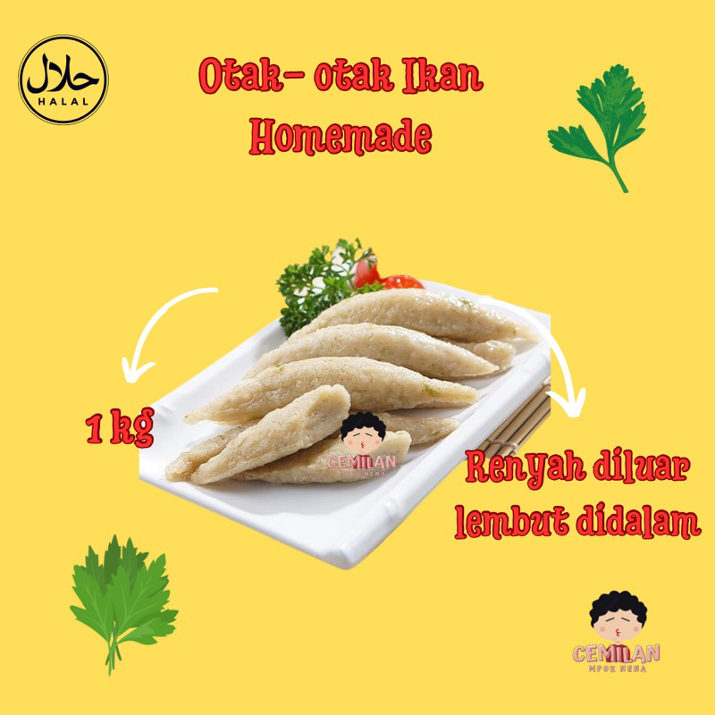 

[ READY JAMBI ] Otak Otak Ikan Homemade Isi 1 kg