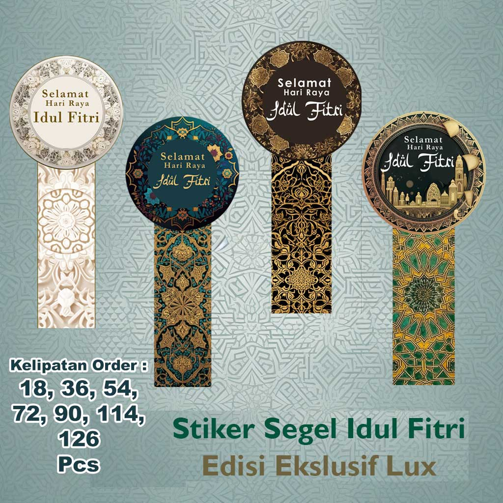 

Sticker Toples Lebaran Idul Fitri - Label Toples kue - Lux Exclusive Edition