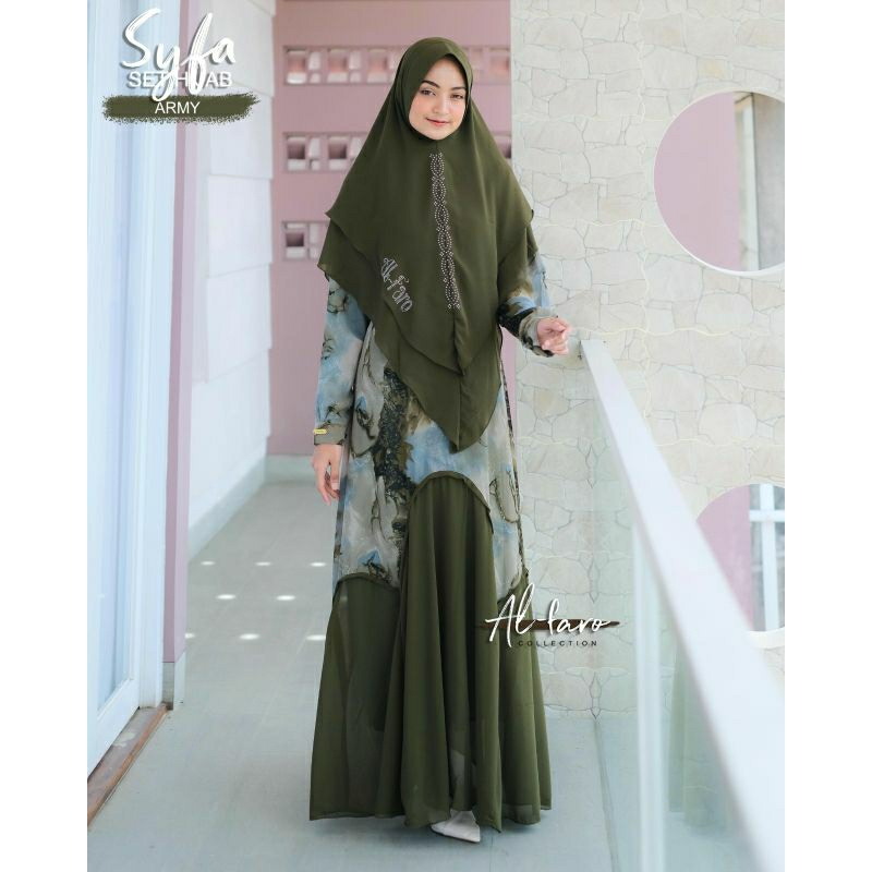 Gamis set hijab Syfa Ori ALFARO