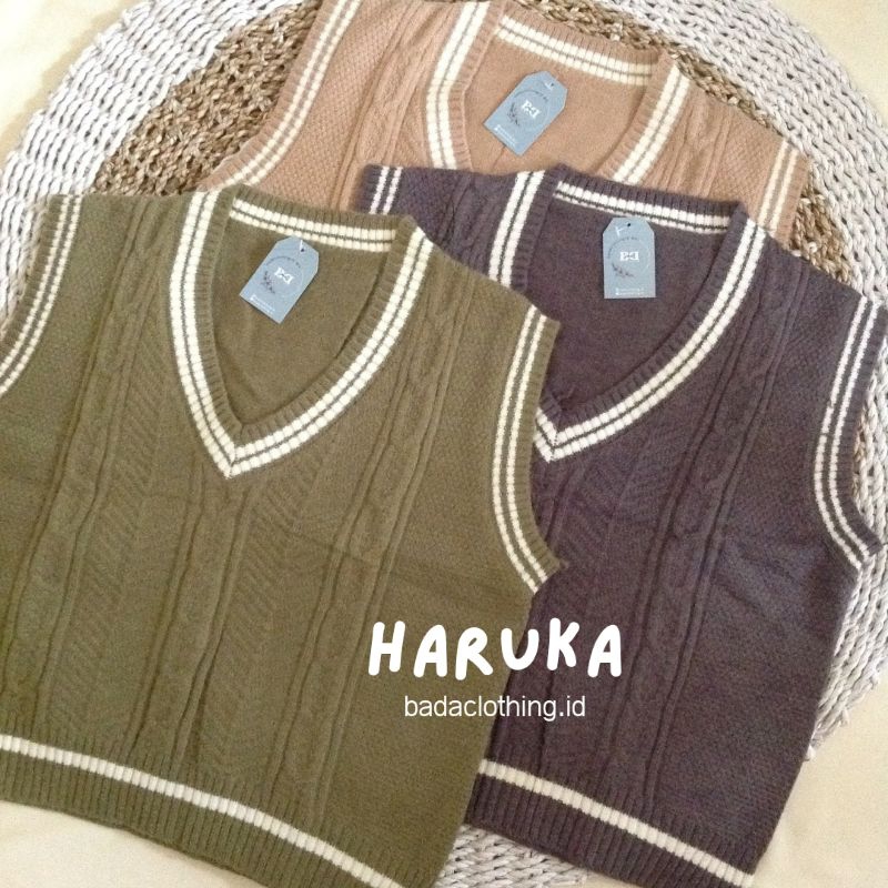 Haruka Rompi Rajut | Knit Vest
