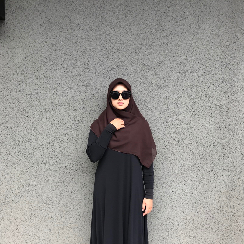 PLAIN SCARF / BAHAN DOUBLE HYCON