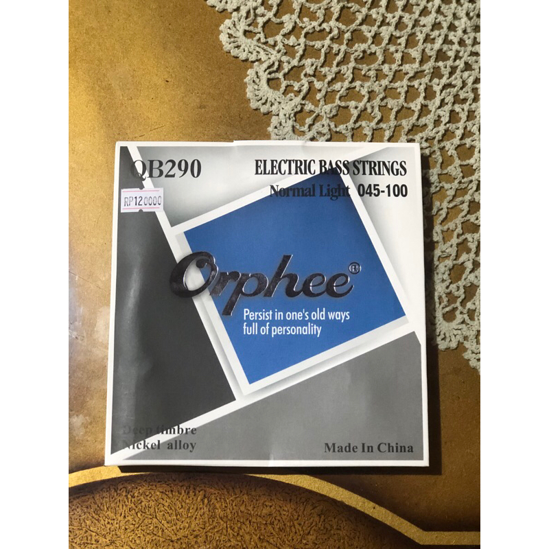 senar bass Orphee elektrik original