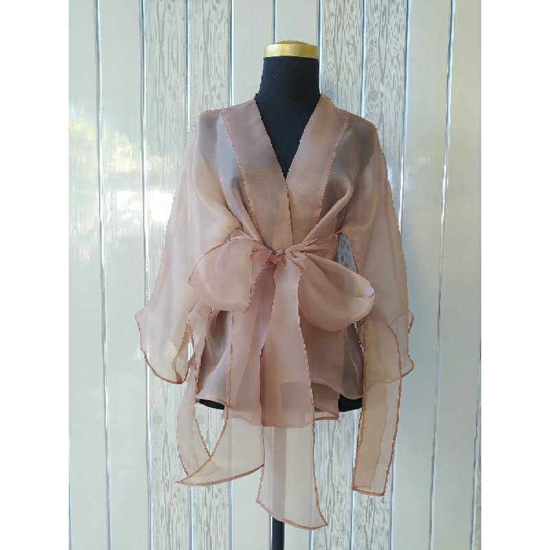 Hazel outer - Outer Organza - Cardigan Organza - Outer Kondangan - Outer Organza Premium