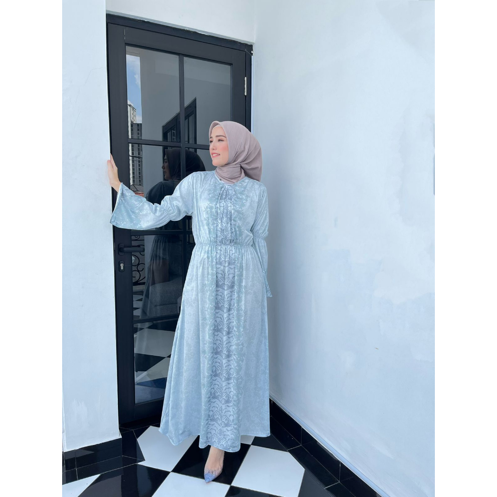 Radwah - Tahira Dress Printing - Dress Wanita