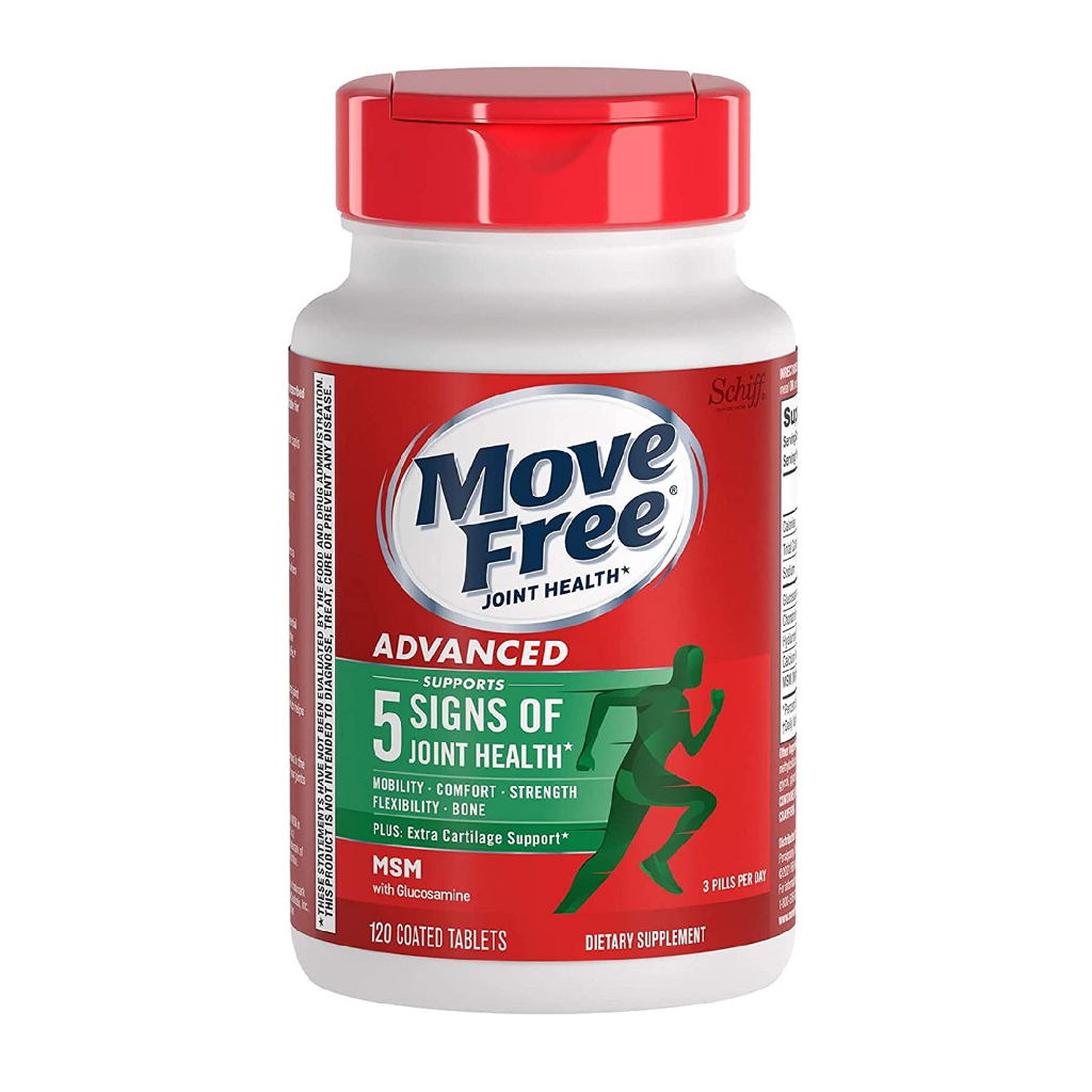 Schiff Move Free Advanced Joint Health Supplement Glucosamine Chondroitin Plus MSM Suplemen Sendi Tu