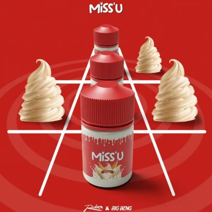 MISS'U MISSU VANILLA ICE CREAM LIQUID 60ML BY RENATA