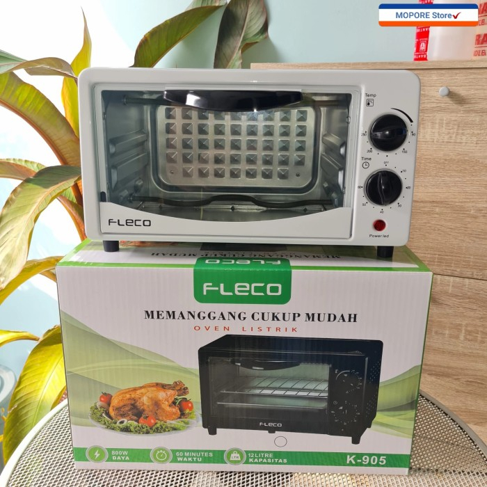 Fleco OVEN Listrik kapasitas 12L type 905 SNI body mewah kualitas top