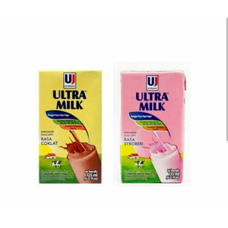 

susu ultra 125 ml