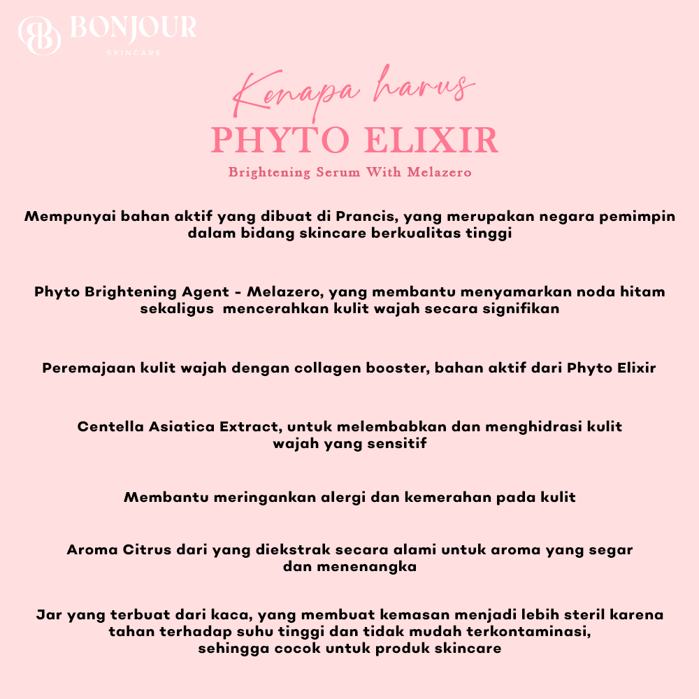 ❤ BELIA ❤ BONJOUR (BUNDLING) Beauty Jania Rubens Immortal Moisturizer with 6X Ceramide 25g | Phyto Elixir Brightening Serum with Mlazero 17g | Pelembab Wajah EXCLUSIVE | BPOM skincare