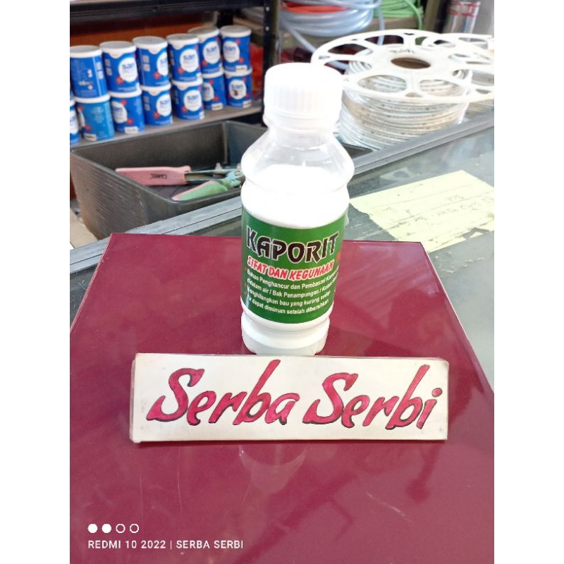 (KAPORIT BOTOL) Kaporit bubuk kemasan botol 200gr