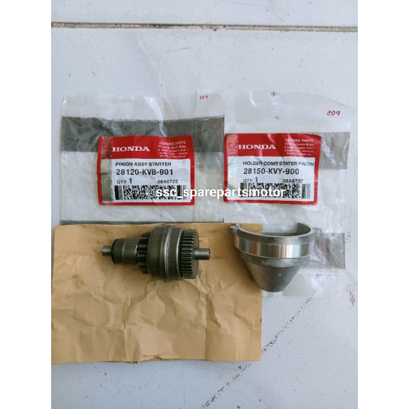 Pinion Granat Stater + Tutup Granat Stater Vario Beat Spacy Karbu KVB KVY