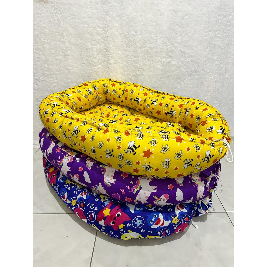 Kasur Bayi NEST Kelambu TERMURAH Bahan Premium FREE 1 set Guling dan Bantal peyang