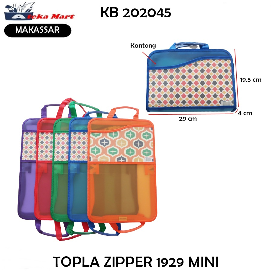 

TOPLA TAS ZIPPER/DOCUMENT BAG/TAS DOKUMEN 1929 MINI