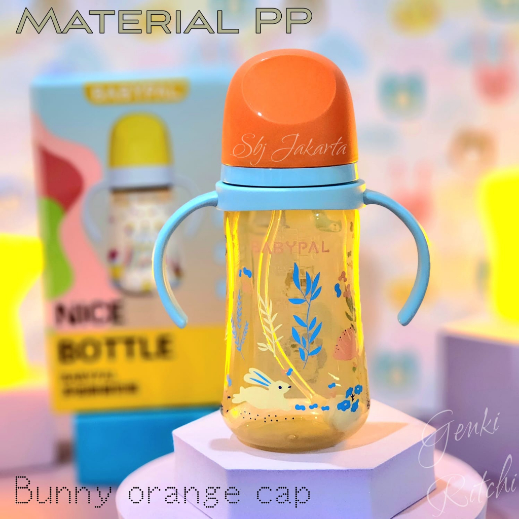 BOTOL MINUM ANAK BABYPAL BPA FREE  PP - PPSU BPA FREE DENGAN 3 PCS DOT