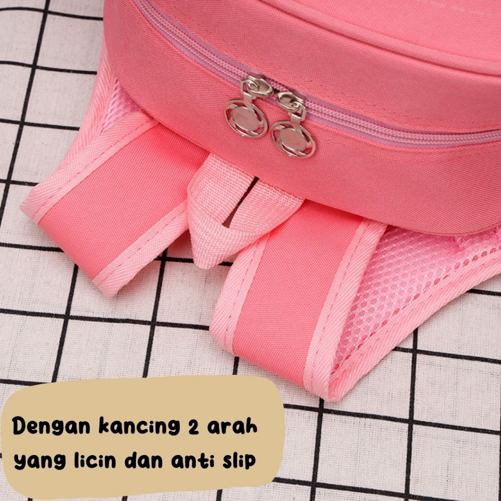 [M.Toys] Tas Ransel Anak Sekolah Model Lucu dengan Karakter Imut Kualitas Import Premium -M0226