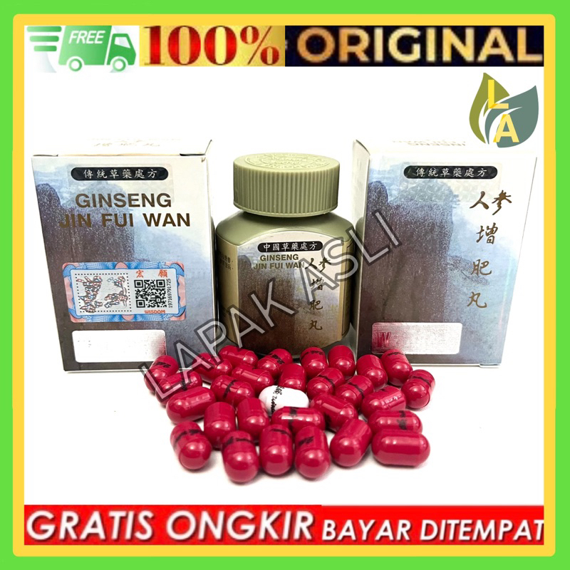 JIN FUI WAN GINSENG 30 kapsul penambah nafsu makan