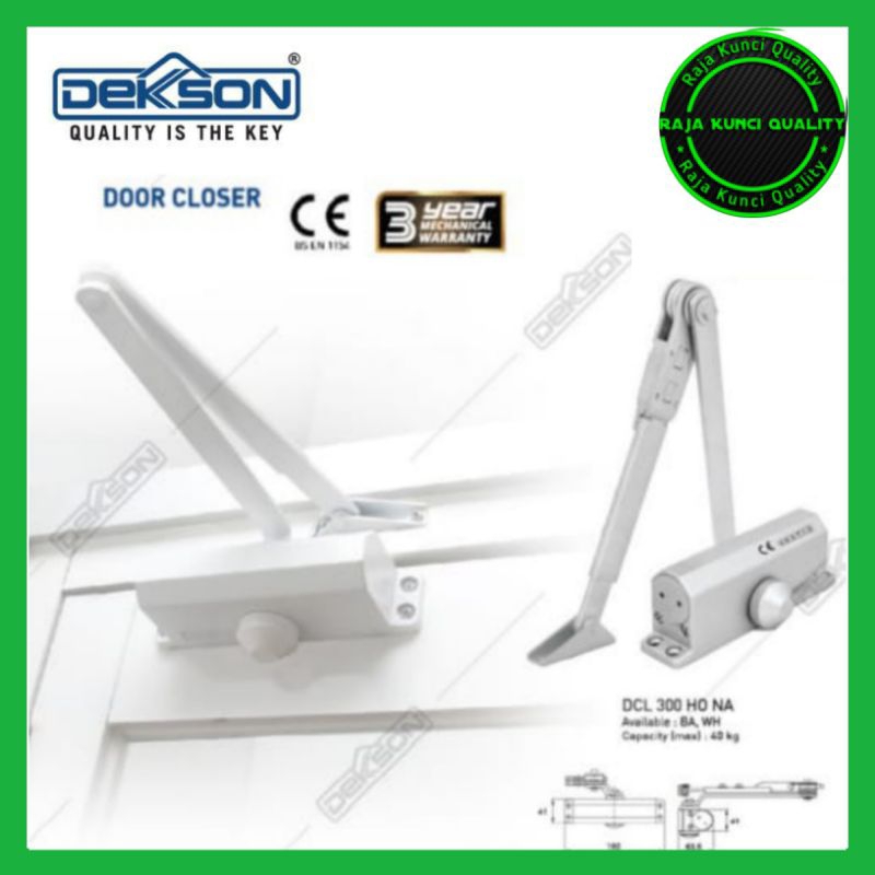 DOOR CLOSER DEKSON HO ENGSEL HIDROLIK PENUTUP PINTU OTOMATIS
