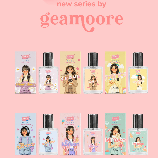 (BPOM APPROVED) GEAMOORE KOREAN PERFUME / PARFUM KOREAN SERIES 15ML SPRAY