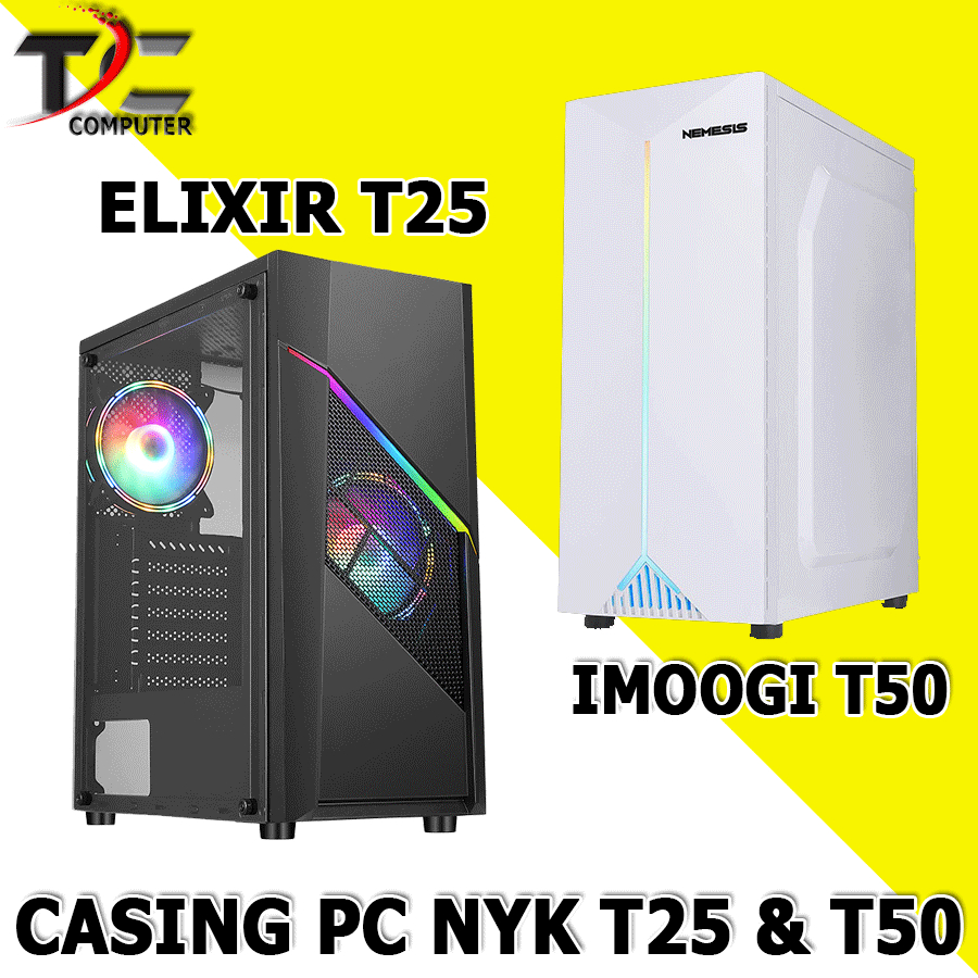 CASING GAMING NYK T50 IMOOGI WHITE RGB