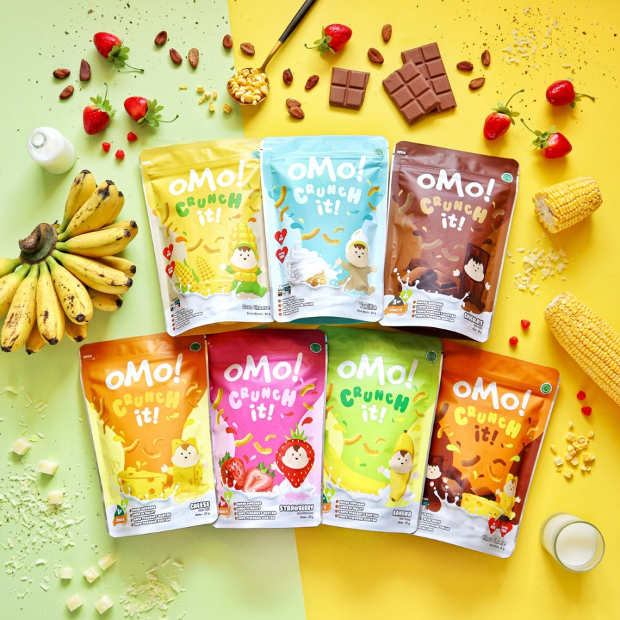 OMO! Crunch It Snack Baby 8 Bulan++ 25G