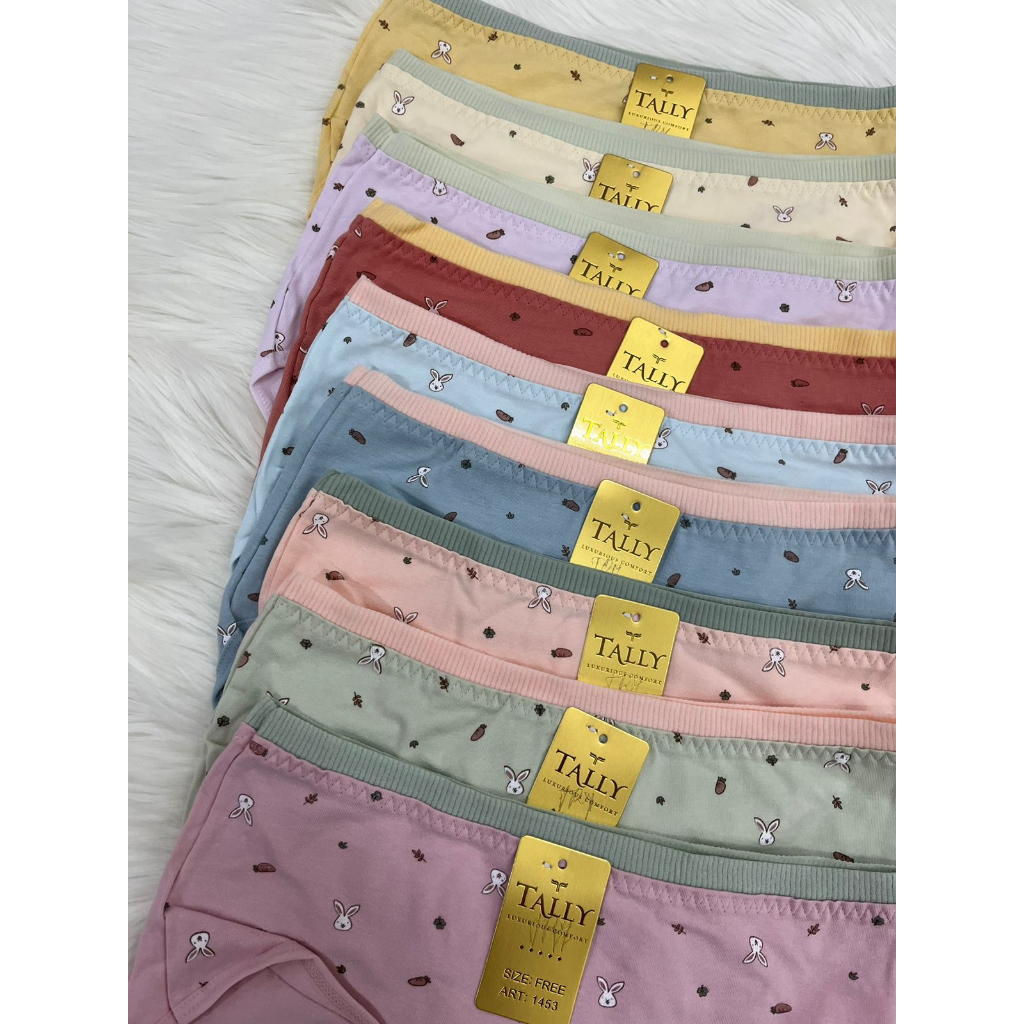 CD 1453 TALLY - TALLY CD CELANA DALAM DEWASA / REMAJA 1453 I FREE SIZE | FIT L | BAHAN KATUN Tally 1453 CD Celana Dalam Wanita Bahan Katun Fit To L-XLTALLY Celana Dalam Wanita Bahan Katun Fit to L - XL Motif Cerah CD 1453