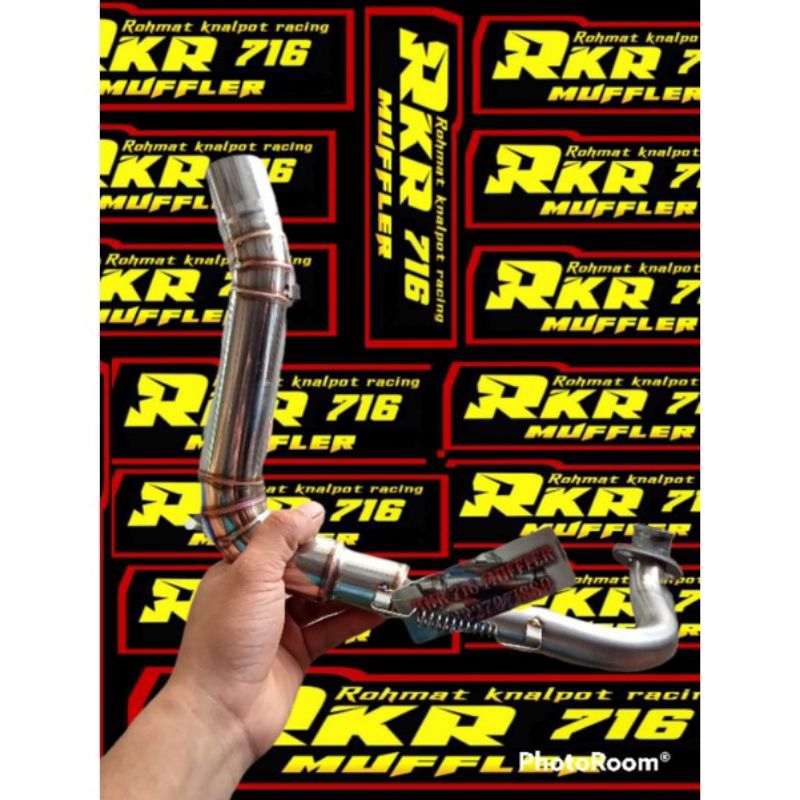 Leher knalpot atas cobra road race Inlet 38 Scoopy beat fi Beat Karbu Beat esp beat deluk