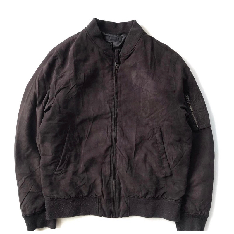 uniqlo faux suede jacket