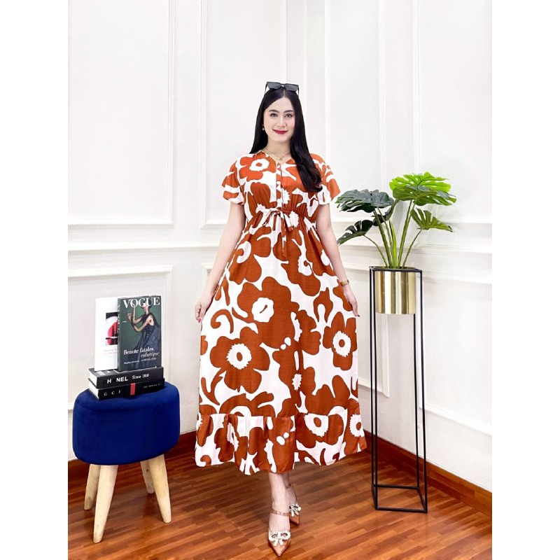 Mimi Home Dress Rayon Busui kanacing Depan