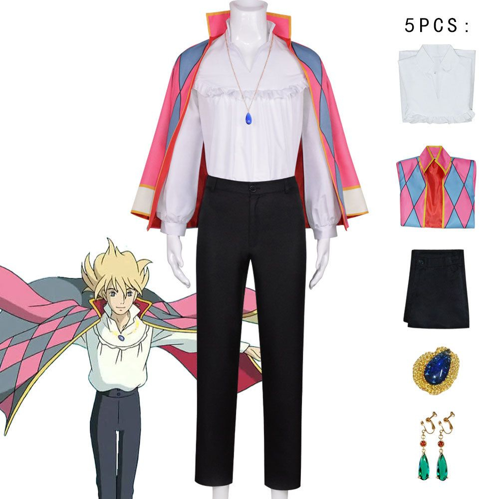 MIUMIU | COSPLAY COSTUME ANIME HOWL'S MOVING CASTEL HOWL COSTUME MEN OUTFIT