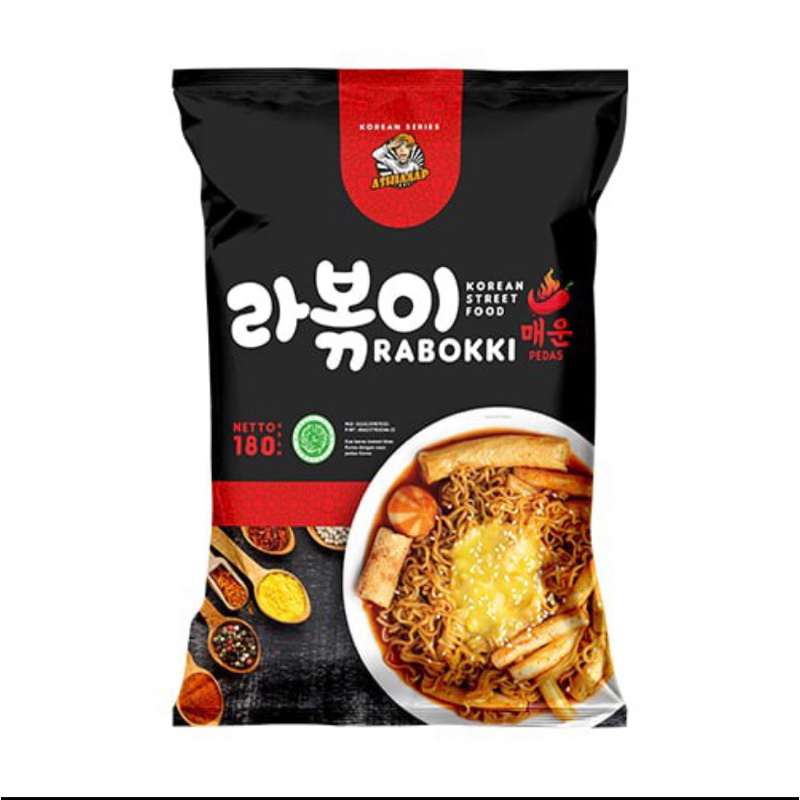 

Ashiaaap Rabokki - Ramen Topokki HALAL (180gr) / Tteokbokki Instant Toppoki Tokpoki Topoki Pedas