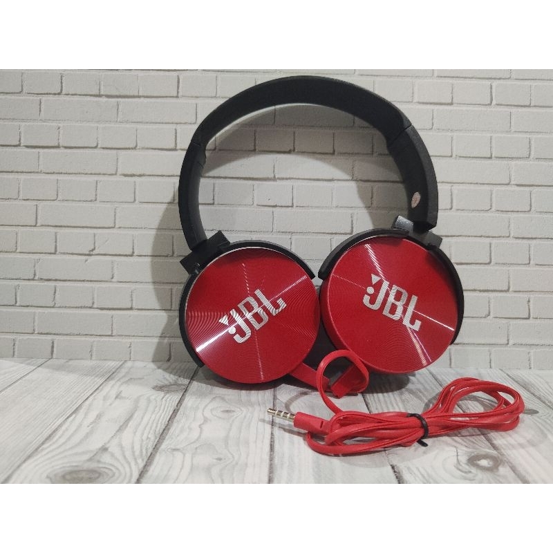 HEADSET PPT 450(XB450) EXTRA BASS TAMBAH MIC HF HEADPHONE HANDSFREE BANDO KUALITAS BAGUS