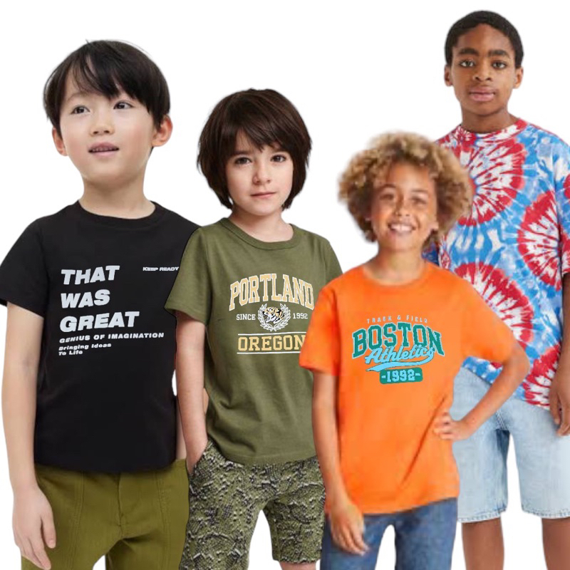 Kaos anak laki laki hm