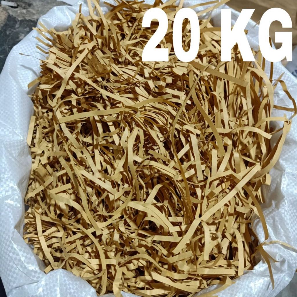 

Shredded Paper / Kertas Cacah / Kertas Serut Samson 75 Gsm Parisindo dan 80 Gsm PURA ISI 20 KG
