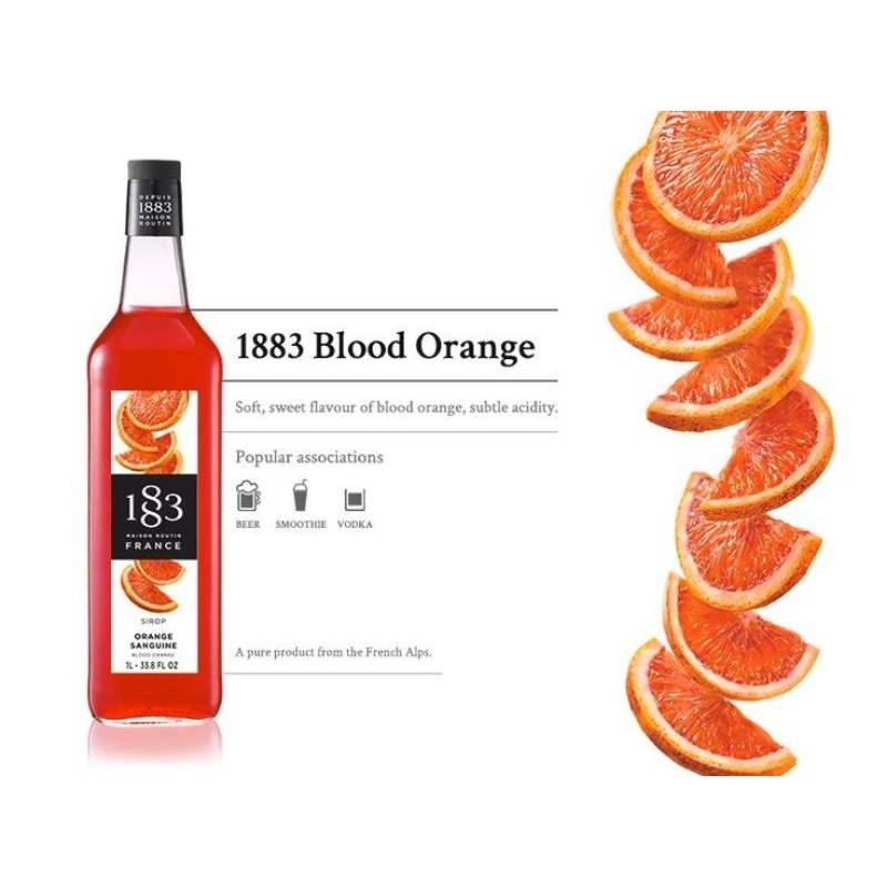 

1883 syrup Blood orange 1 liter