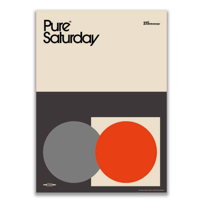 Tshirt PURE SATURDAY - RUNNING BADGE Official Merchandise