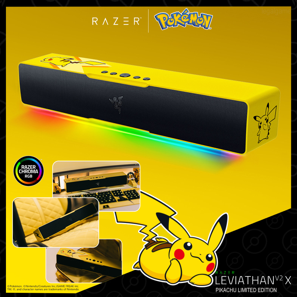 Razer Leviathan V2 X Pikachu Limited Edition