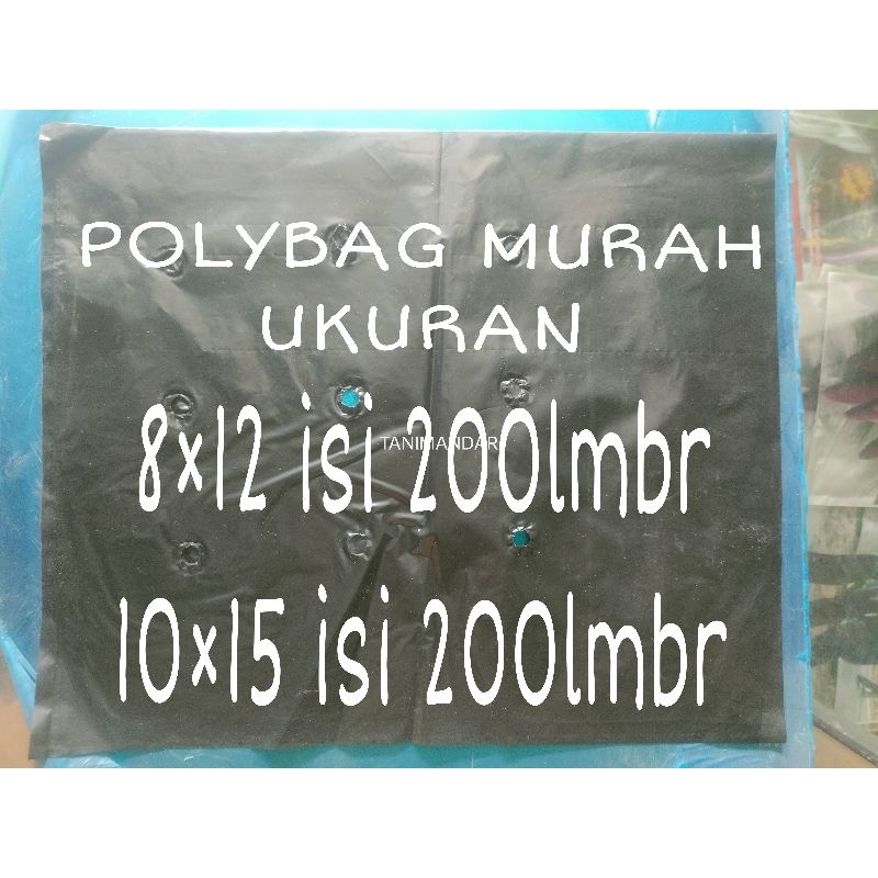 POLYBAG KECIL 8×12 TERMURAH