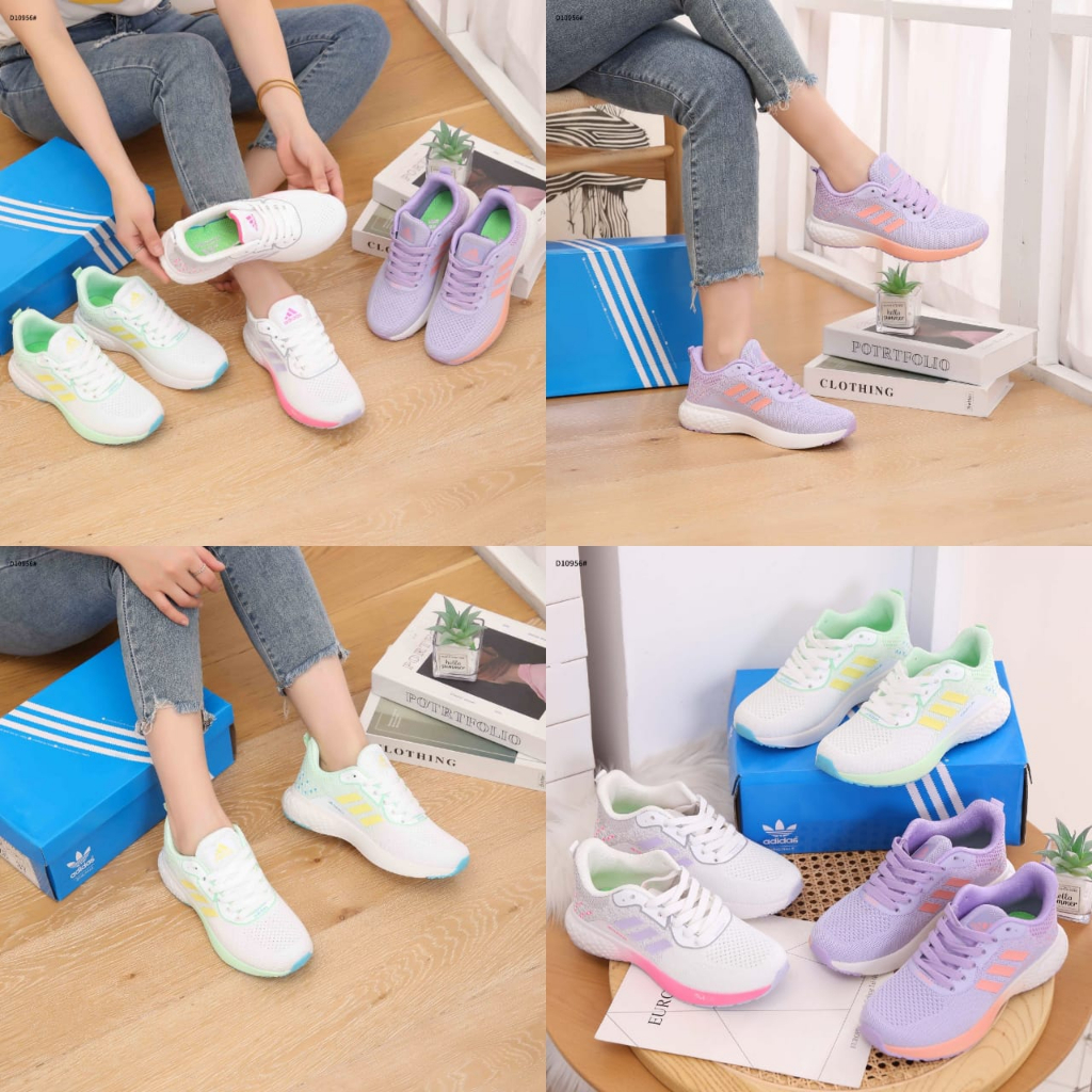 ADI With Canvas Logo Women Shoes D10956