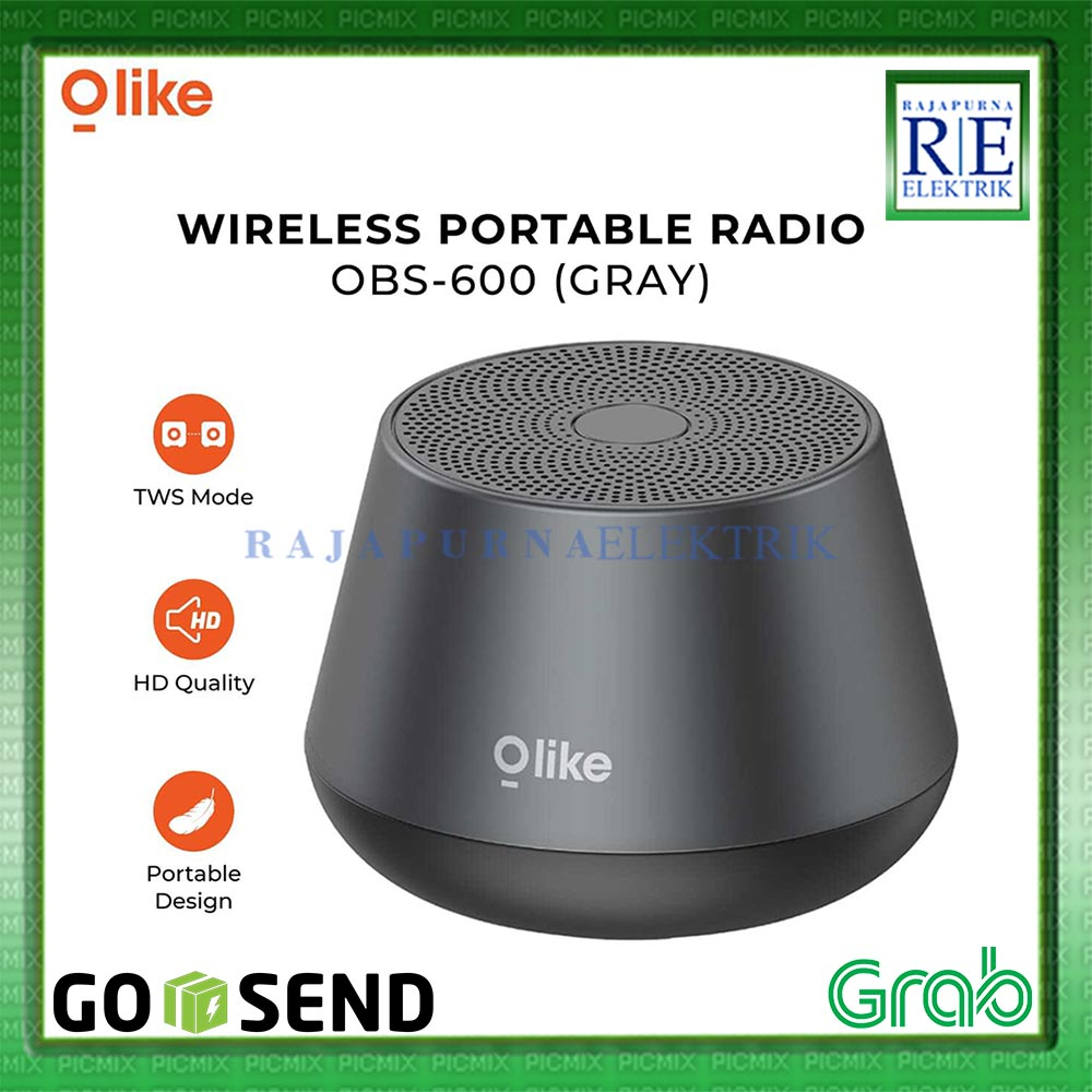 OLIKE SPEAKER BLUETOOTH 5.3 WIRELESS PORTABLE TWS STEREO MIC OBS-600