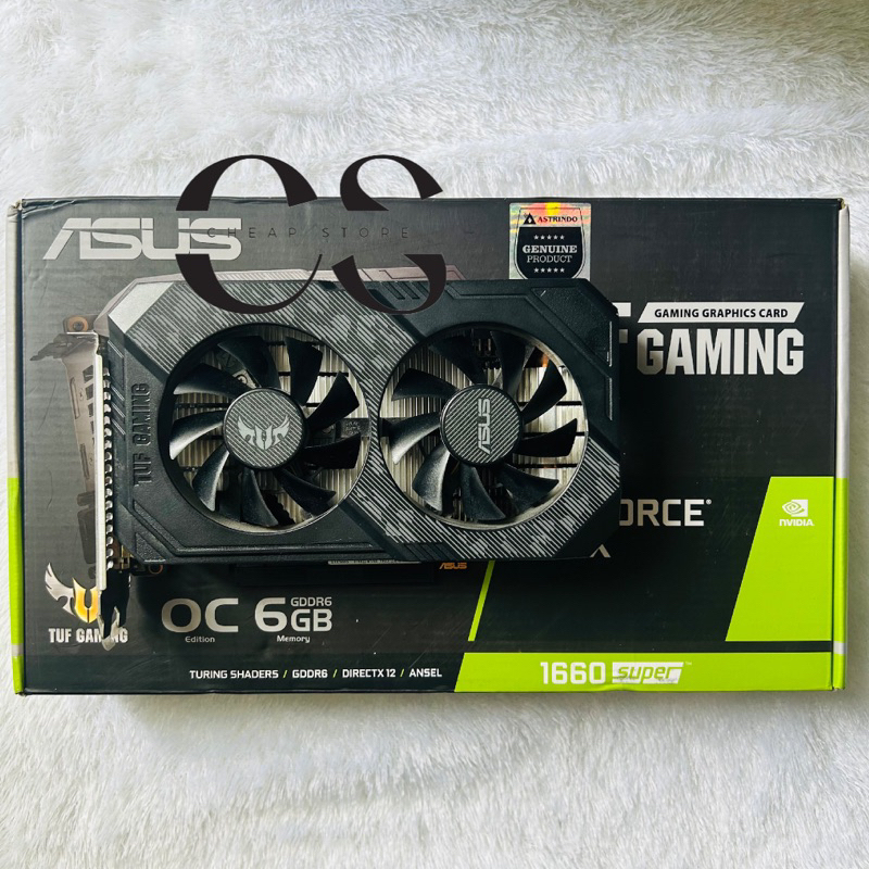 VGA GTX 1660 SUPER 6GB GDDR6 ( TAG RX 570 RX 580 GTX 1060 GTX 1070 )