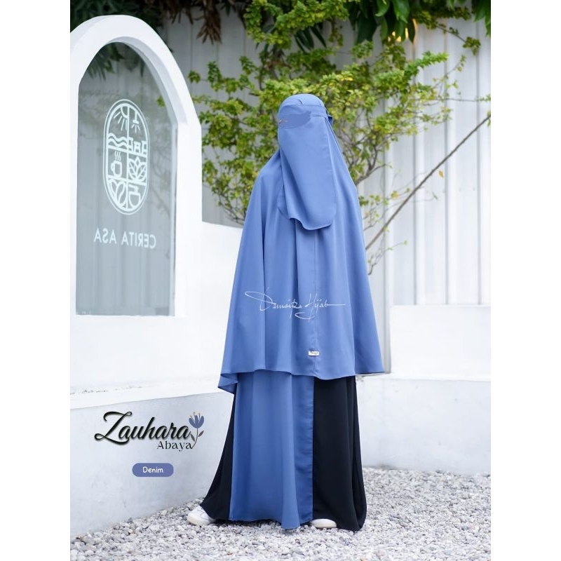 [Rijek/reject] Abaya Zauhara set bahan Yoris gamis syari