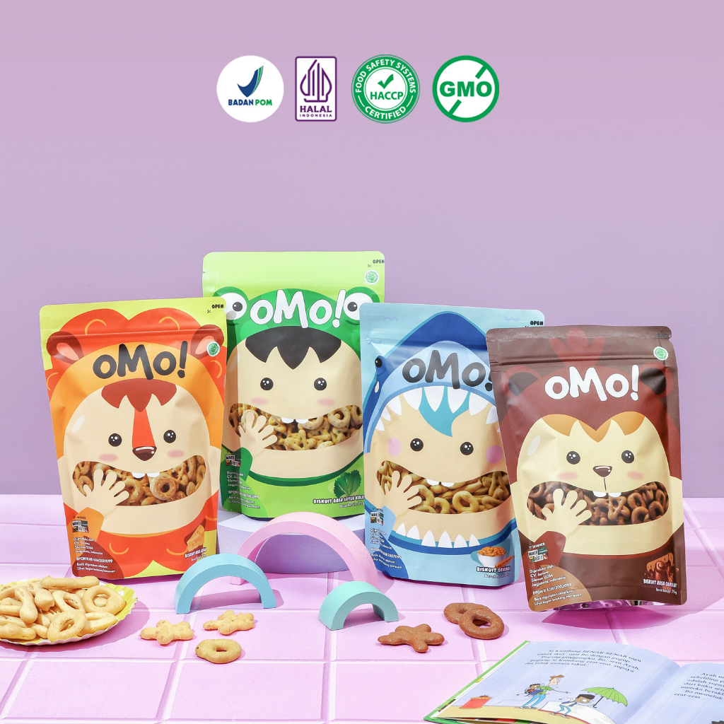 OMO! Puff Kale - Snack Sehat Bayi 1 Tahun++