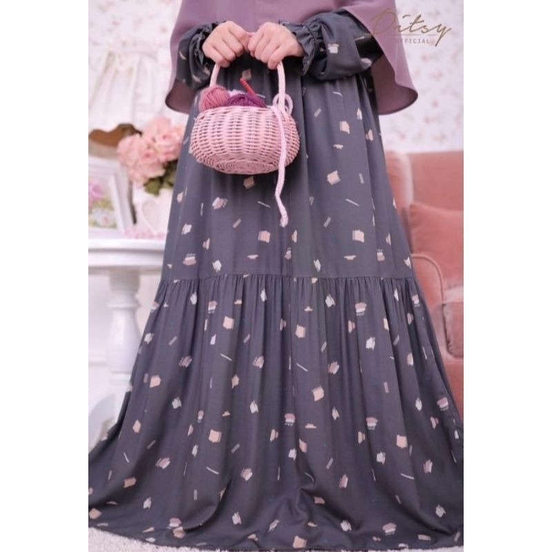 Ditsy Paint Smoke Nightgown