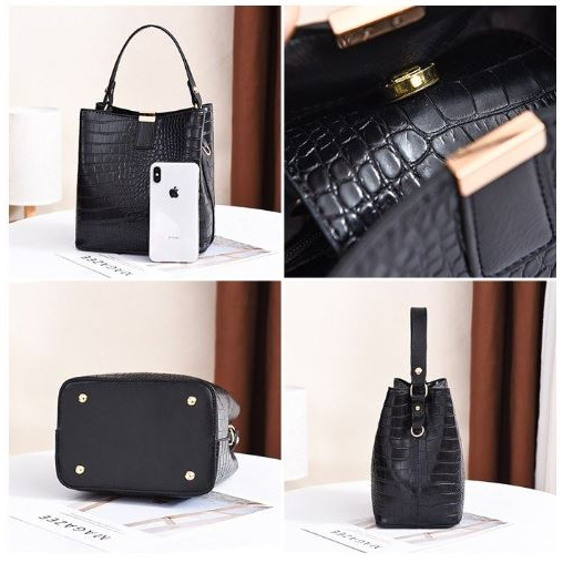 (COD) Vyctoria VOS8881 Tas Handbag Selempang Croco Wanita Cantik Import JT8881 LT1116 GT1683 EL 5634 BQ3079 CR7496 8881 1116 1683 5634 3079 7496