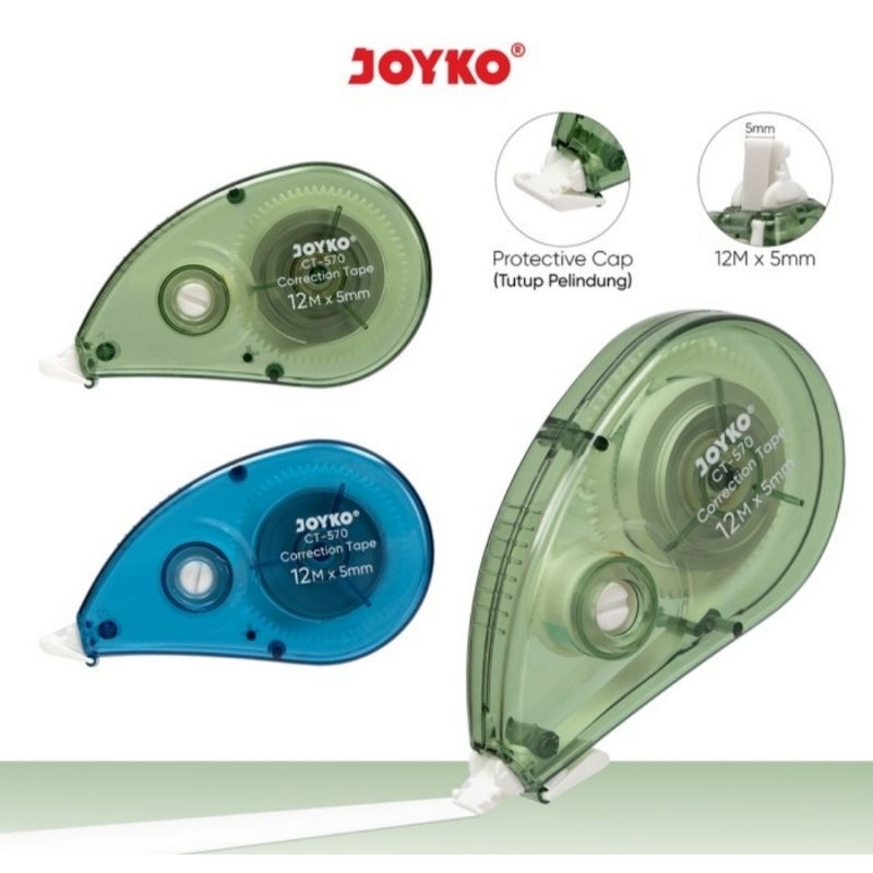 

Tipe ex Kertas Joyko CT-570 Correction Tape 12M