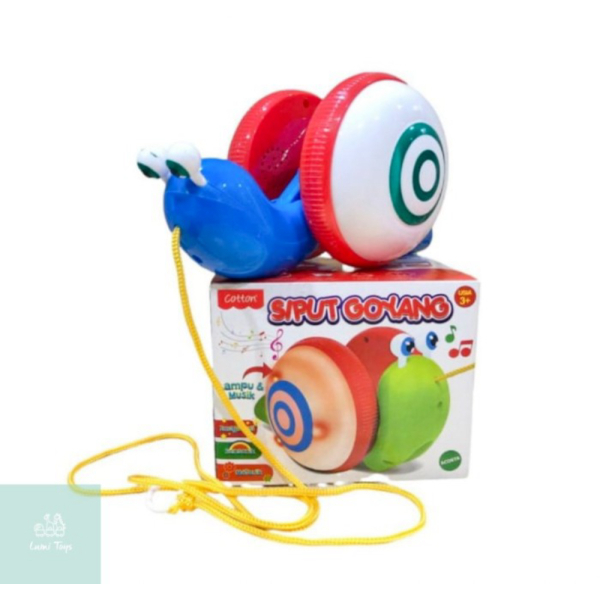 

Unik Mainan Anak Siput Goyang Tarik Dancing Snail Toy Light Sound Diskon