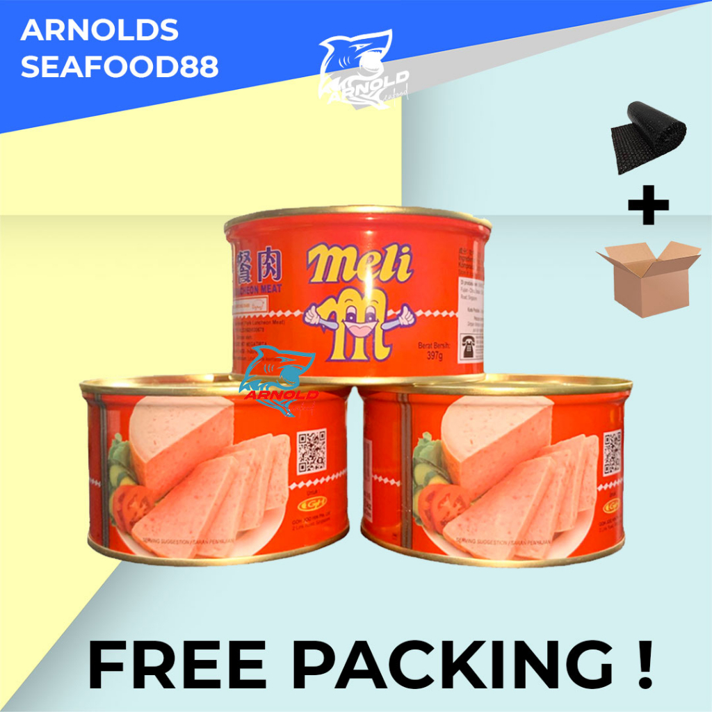 

Maling Mili / Meli Luncheon Meat / Pork Meat Mili 397g
