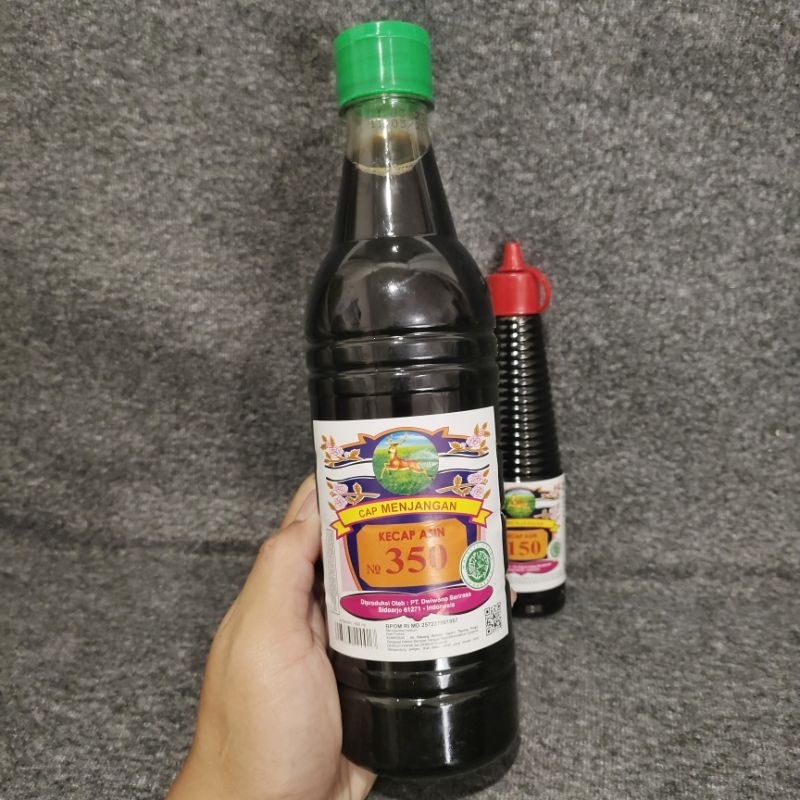 

Kecap Asin No 350 Cap Menjangan/Original Soy Sauce/Kecap Menjangan 600ml