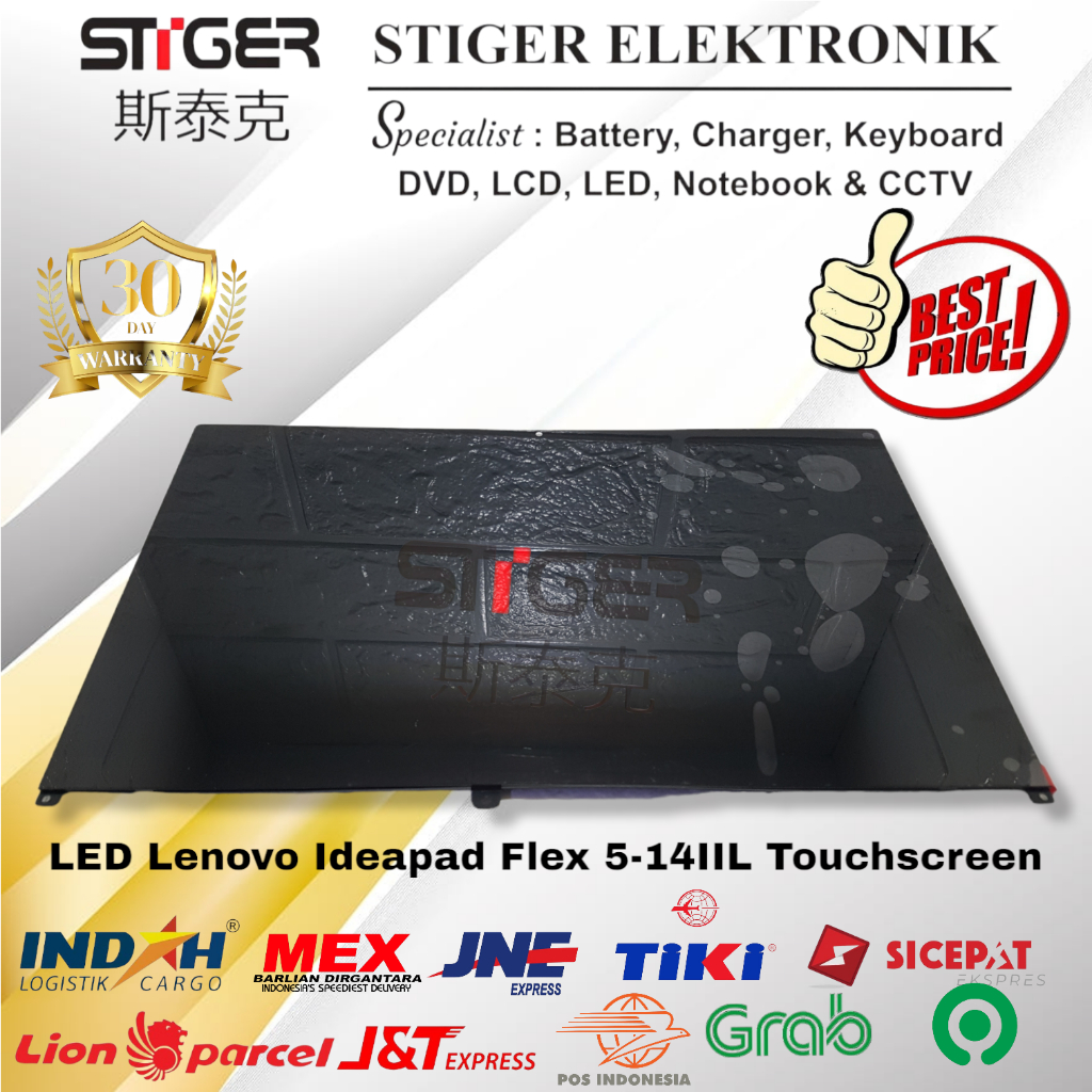 LED Lenovo Ideapad Flex 5-14IIL Touchscreen Bergaransi